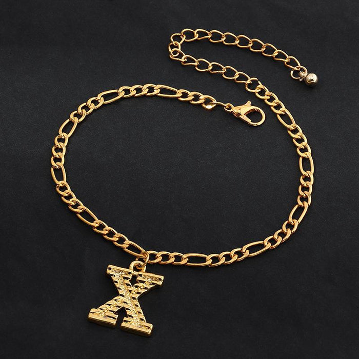 Bulk Jewelry Wholesale gold alloy letter chain  JDC-AS-e059 Wholesale factory from China YIWU China