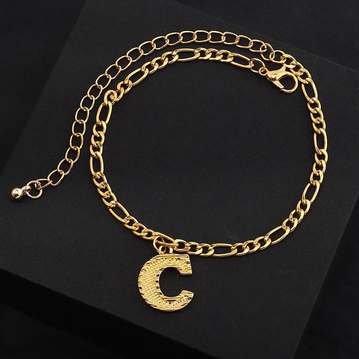 Bulk Jewelry Wholesale gold alloy letter chain  JDC-AS-e059 Wholesale factory from China YIWU China