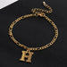 Bulk Jewelry Wholesale gold alloy letter chain  JDC-AS-e059 Wholesale factory from China YIWU China