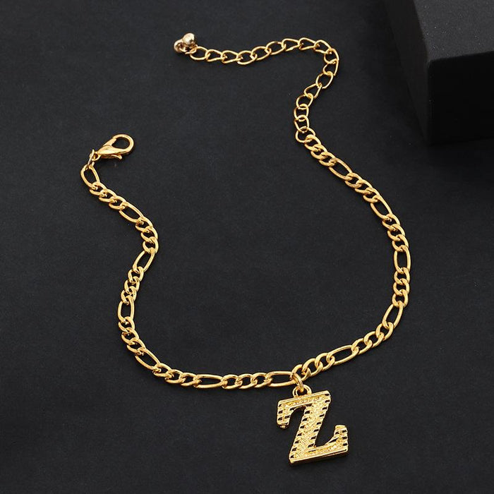 Bulk Jewelry Wholesale gold alloy letter chain  JDC-AS-e059 Wholesale factory from China YIWU China