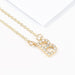 Wholesale gold alloy letter necklace JDC-NE-JL193 Necklaces 氿乐 Wholesale Jewelry JoyasDeChina Joyas De China