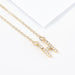 Wholesale gold alloy letter necklace JDC-NE-JL193 Necklaces 氿乐 Wholesale Jewelry JoyasDeChina Joyas De China