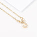 Wholesale gold alloy letter necklace JDC-NE-JL193 Necklaces 氿乐 Wholesale Jewelry JoyasDeChina Joyas De China