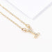 Wholesale gold alloy letter necklace JDC-NE-JL193 Necklaces 氿乐 Wholesale Jewelry JoyasDeChina Joyas De China