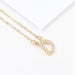 Wholesale gold alloy letter necklace JDC-NE-JL193 Necklaces 氿乐 Wholesale Jewelry JoyasDeChina Joyas De China