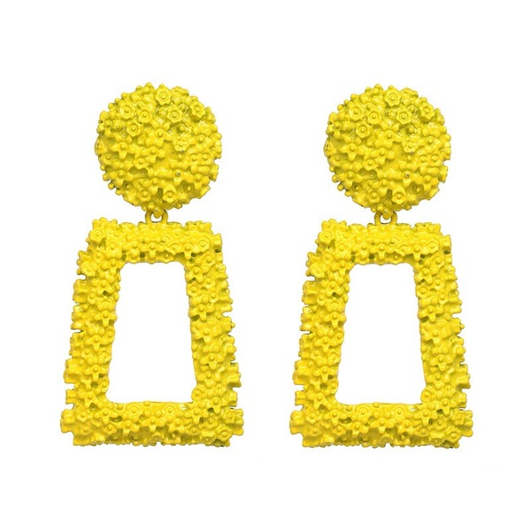 Bulk Jewelry Wholesale gold alloy matte Earrings JDC-ES-bq011 Wholesale factory from China YIWU China