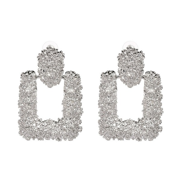 Bulk Jewelry Wholesale gold alloy matte Earrings JDC-ES-bq011 Wholesale factory from China YIWU China