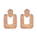 Bulk Jewelry Wholesale gold alloy matte Earrings JDC-ES-bq011 Wholesale factory from China YIWU China