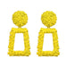 Bulk Jewelry Wholesale gold alloy matte Earrings JDC-ES-bq011 Wholesale factory from China YIWU China