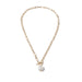 Bulk Jewelry Wholesale gold alloy moon imitation pearl multi-layer necklace JDC-NE-KunJ047 Wholesale factory from China YIWU China