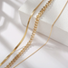 Bulk Jewelry Wholesale gold alloy multilayer thick chain, personalized three-layer clavicle chain JDC-NE-F314 Wholesale factory from China YIWU China