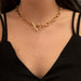 Wholesale Gold Alloy Necklace JDC-NE-F605 Necklaces 韩之尚 Wholesale Jewelry JoyasDeChina Joyas De China