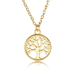 Bulk Jewelry Wholesale gold alloy peace tree necklace JDC-NE-A332 Wholesale factory from China YIWU China