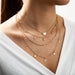 Bulk Jewelry Wholesale gold alloy Pentagram multilayer Necklace JDC-NE-C075 Wholesale factory from China YIWU China
