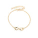 Bulk Jewelry Wholesale gold alloy simple 8 word Bracelet JDC-BT-D512 Wholesale factory from China YIWU China