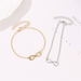 Bulk Jewelry Wholesale gold alloy simple 8 word Bracelet JDC-BT-D512 Wholesale factory from China YIWU China