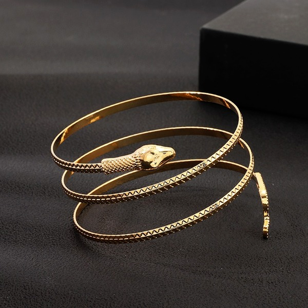 Bulk Jewelry Wholesale gold alloy snake element Bracelet JDC-BT-e031 Wholesale factory from China YIWU China