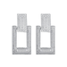 Bulk Jewelry Wholesale gold alloy square bump alloy Earrings JDC-ES-bq021 Wholesale factory from China YIWU China