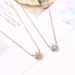 Bulk Jewelry Wholesale gold alloy sunflower necklace JDC-NE-A325 Wholesale factory from China YIWU China