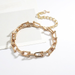 Bulk Jewelry Wholesale gold alloy U-shaped splicing Bracelet JDC-BT-D456 Wholesale factory from China YIWU China