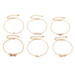 Bulk Jewelry Wholesale gold alloy women's letter set bracelet JDC-BT-D542 Wholesale factory from China YIWU China