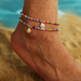 Bulk Jewelry Wholesale gold Bohemian style colorful Beaded Anklet JDC-AS-F326 Wholesale factory from China YIWU China