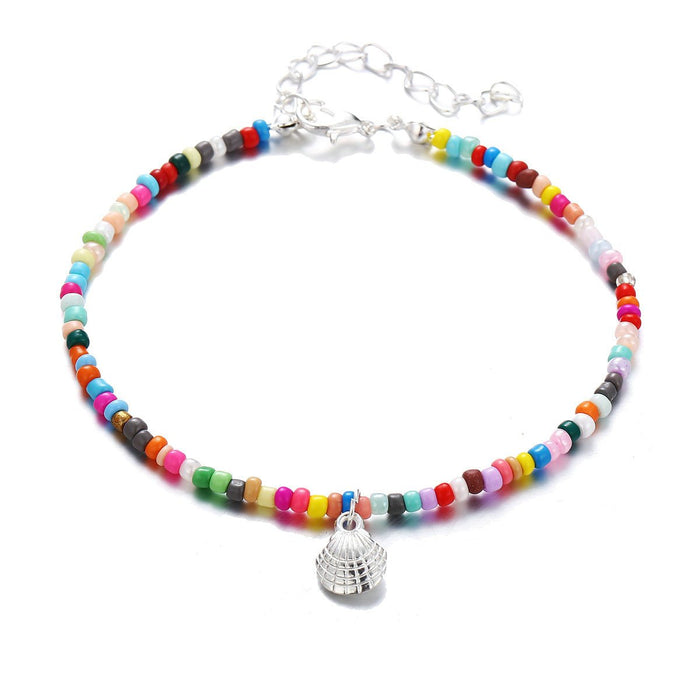 Bulk Jewelry Wholesale gold Bohemian style colorful Beaded Anklet JDC-AS-F326 Wholesale factory from China YIWU China