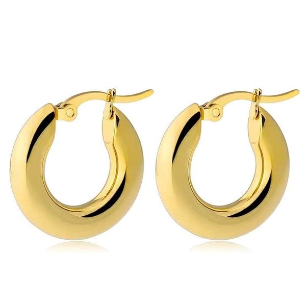 Wholesale Gold Color Zinc Alloy Earrings JDC-ES-WN023 Earrings 薇妮 Wholesale Jewelry JoyasDeChina Joyas De China