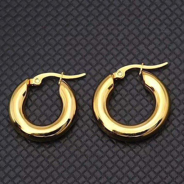 Wholesale Gold Color Zinc Alloy Earrings JDC-ES-WN023 Earrings 薇妮 Wholesale Jewelry JoyasDeChina Joyas De China