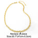 Bulk Jewelry Wholesale gold copper chain Necklaces JDC-NE-AS268 Wholesale factory from China YIWU China