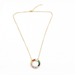 Bulk Jewelry Wholesale gold copper colored zircon round Necklaces JDC-NE-AS222 Wholesale factory from China YIWU China