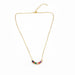 Bulk Jewelry Wholesale gold copper colored zircon round Necklaces JDC-NE-AS222 Wholesale factory from China YIWU China