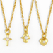 Bulk Jewelry Wholesale gold copper cross love Necklaces JDC-NE-AS251 Wholesale factory from China YIWU China