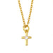 Bulk Jewelry Wholesale gold copper cross love Necklaces JDC-NE-AS251 Wholesale factory from China YIWU China