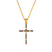 Bulk Jewelry Wholesale gold copper cross Love Pendant Necklaces JDC-NE-AS217 Wholesale factory from China YIWU China