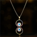 Bulk Jewelry Wholesale gold copper devil's eye Necklaces JDC-NE-ag016 Wholesale factory from China YIWU China