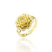 Bulk Jewelry Wholesale gold copper flower Rings JDC-RS-ag105 Wholesale factory from China YIWU China