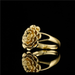 Bulk Jewelry Wholesale gold copper flower Rings JDC-RS-ag105 Wholesale factory from China YIWU China