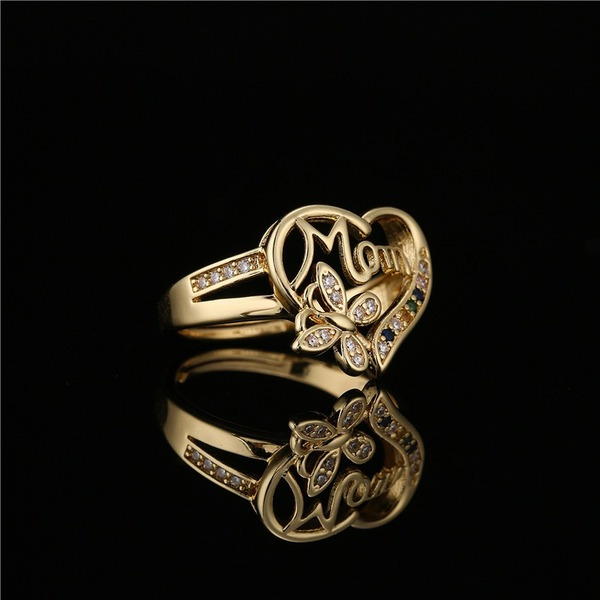 Bulk Jewelry Wholesale gold copper geometric opening Rings JDC-RS-ag078 Wholesale factory from China YIWU China