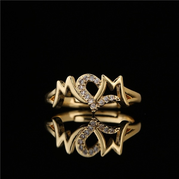 Bulk Jewelry Wholesale gold copper geometric opening Rings JDC-RS-ag078 Wholesale factory from China YIWU China