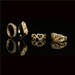 Bulk Jewelry Wholesale gold copper hollow love ring JDC-RS-ag016 Wholesale factory from China YIWU China