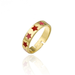 Bulk Jewelry Wholesale gold copper love Pentagram oil drop Rings JDC-RS-ag106 Wholesale factory from China YIWU China