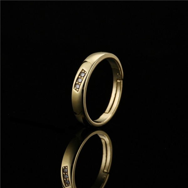 Bulk Jewelry Wholesale gold copper opening Rings JDC-RS-ag069 Wholesale factory from China YIWU China