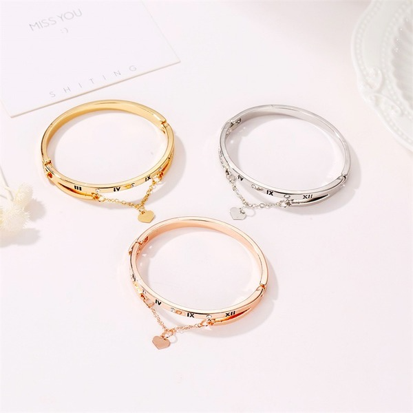 Bulk Jewelry Wholesale gold crystal love geometry bracelet JDC-BT-D449 Wholesale factory from China YIWU China