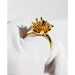 Wholesale Gold Flower Vintage Vintage Rose Rotatable Ring JDC-RS-BaoLi066 Rings 宝莉 Golden No. 8 Wholesale Jewelry JoyasDeChina Joyas De China