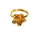 Wholesale Gold Flower Vintage Vintage Rose Rotatable Ring JDC-RS-BaoLi066 Rings 宝莉 Golden No. 9 Wholesale Jewelry JoyasDeChina Joyas De China