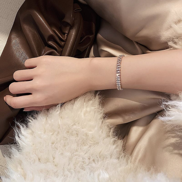 Wholesale gold geometric alloy bracelet female JDC-BT-BaoY009 Bracelet 宝钰 Wholesale Jewelry JoyasDeChina Joyas De China