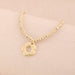 Wholesale gold hollow Flower Bead Necklace JDC-NE-E319 necklaces 奈珠 Wholesale Jewelry JoyasDeChina Joyas De China