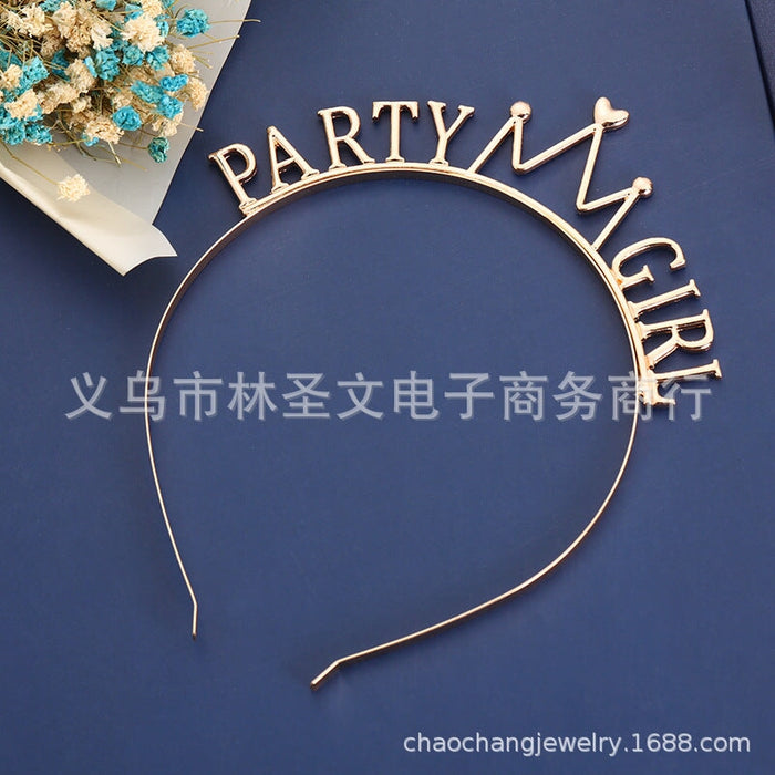 Wholesale gold leaf metal hair band JDC-HD-JianZ002 headband 简质 Wholesale Jewelry JoyasDeChina Joyas De China