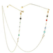 Bulk Jewelry Wholesale gold metal colorful glass beads glasses chain JDC-MC-HW012 Wholesale factory from China YIWU China